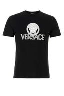 Versace Black Cotton T Shirt