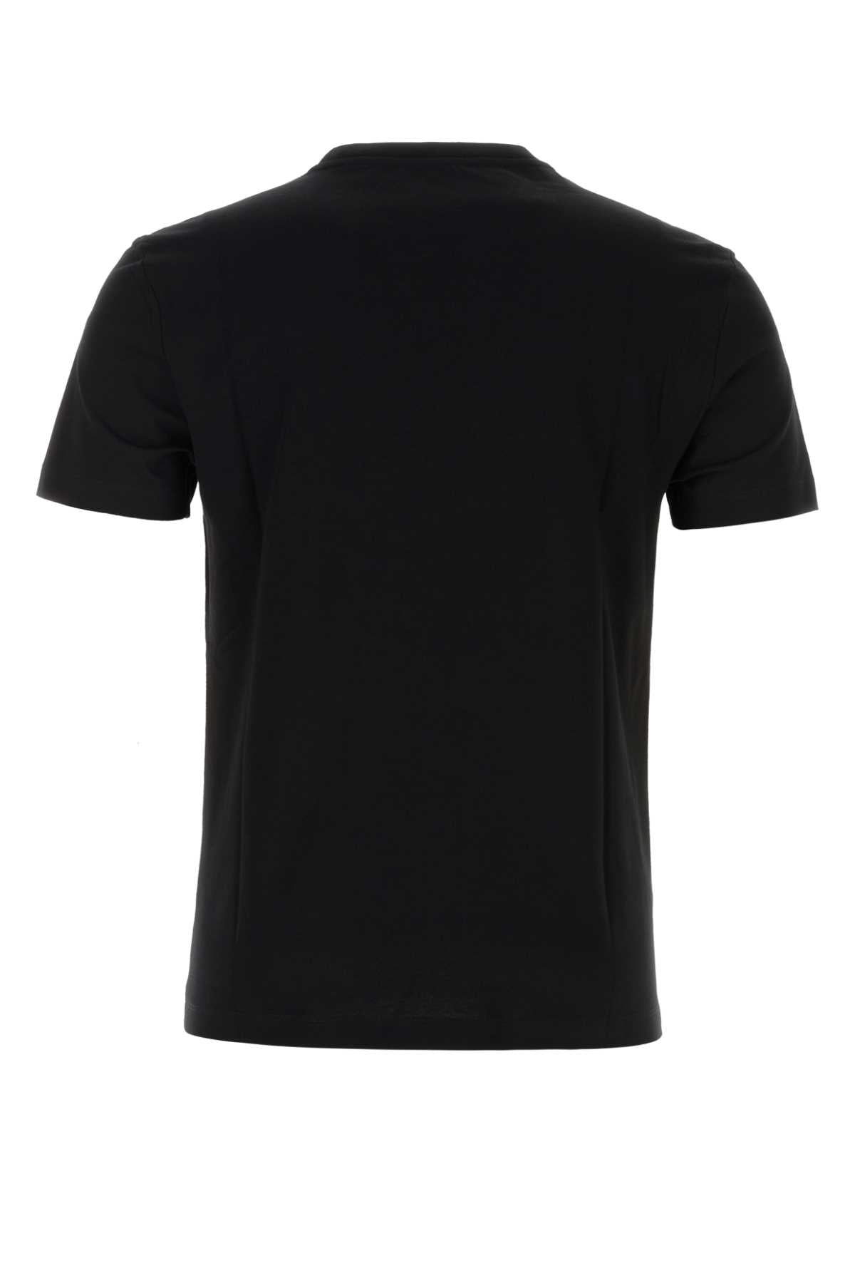 Versace Black Cotton T Shirt
