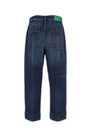 Jeans di denim blu bottega veneta