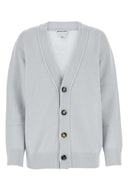 Bottega Veneta Powder Blue Stretch Cashmere Blend Cardigan