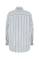 Bottega Veneta Embroidered Silk Oversize Padded Shirt