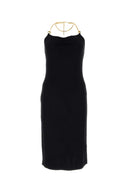 Bottega Veneta Black Viscose Blend Dress
