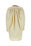 Bottega Veneta Sand Cotton Blend Shirt Dress