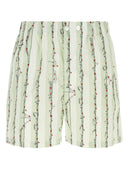 Bottega Veneta stampati Poplin Bermuda Shorts