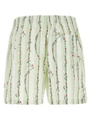 Bottega Veneta stampati Poplin Bermuda Shorts