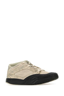 Tessuto di sabbia Givenchy e sneaker skater in pelle