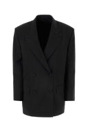 Blazer oversize di lana nera Givenchy