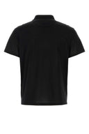 Valentino Garavani Black Cotton Polo Shirt