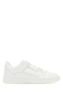 Valentino Garavani de cuero blanco Freedots Sneakers