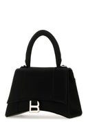 Balenciaga Satin Negro Satin Bolso de reloj de arena