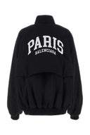 Balenciaga schwarzer Baumwoll -Übergröße Jacke