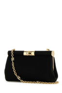 Dolce & Gabbana Black Satin Clutch