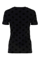 Dolce & Gabbana Black Cotton T Shirt