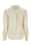 Camicetta di seta avorio di Saint Laurent