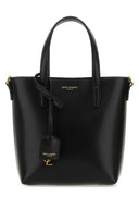 Saint Laurent Black Leather Mini Saint Laurent Shopping Bag