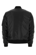 Saint Laurent Black Nylon Bomber Jacket