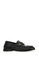 Saint Laurent Black Leather Le Loafer Loafers