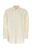 Saint Laurent Ivory Faille Oversize Shirt