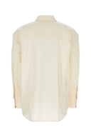 Saint Laurent Ivory Faille Oversize Shirt