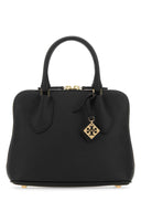 Tory Burch Black Leder Mini Swing Handtasche