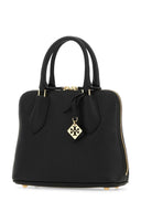 Tory Burch Black Leder Mini Swing Handtasche