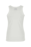 Loulou White Cotton Poso Tank Top