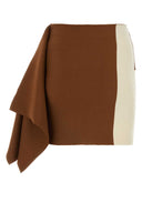 Fendi Multicolor Wool Mini Skirt