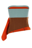 Fendi Multicolor Stretch Wool Blend Top