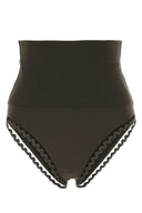 ERES Dark Brown Nylon Bikini Bottom