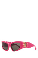 Balenciaga Fuchsia Acetate Bossy Cat Solbriller