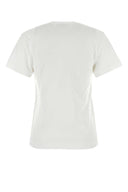 Comme Des Garcons Play White Cotton T Shirt