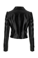 Courreges Black Vinyl Blazer