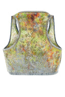 Diesel Embellished Denim De Detop Fse Crop Top
