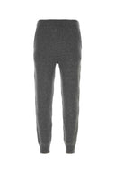 Jogger di cashmere grigio scuro prada