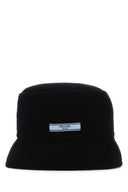 Prada Midnight Blue Cashmere Cappello Bucket