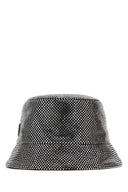 Sombrero de cubo de tela adornado con Prada