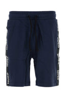 Hugo Blue Cotton Bermuda Shorts