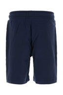 Hugo Blue Cotton Bermuda Shorts