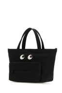 Anya Hindmarch Black Nylon Mini Eyes Handbag