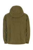 Woolrich Army Green Cotton Blend Cruiserjacke