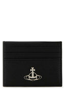 Vivienne Westwood Black Leather Card Holder
