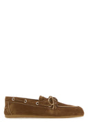 Miu Miu camel suède loafers