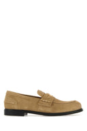 Miu Miu Beige Suede Loafers