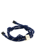 Miu Miu Blue Fabric Bracelet