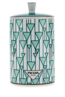 Prada verzierte Porzellankerze
