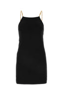 Palm Angels Black Jersey Mini Kleid