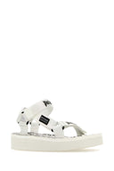 Palm Angels White Fabric Palm Angels X Suicoke Sandals