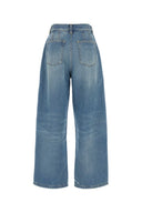 Palm Angels Denim Wide Leg Jeans