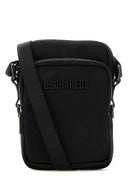 Dsquared Black Canvas Urban Crossbody Bag
