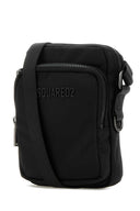 Dsquared Black Canvas Urban Crossbody Bag